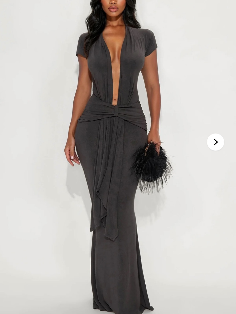 Vividly Sharp Maxi dress Fashion Nova